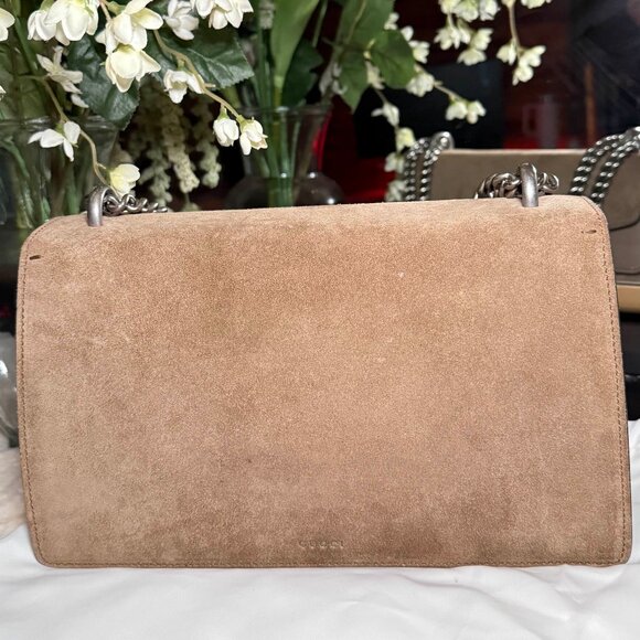 🤎 Gucci Dionysus Small Suede Shoulder Bag – Brown  🤎 - Picture 9 of 13